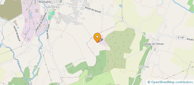 localisation de l'entreprise BRUN TRANSPORTS POMPAGE à MEJANNES-LES-ALES
