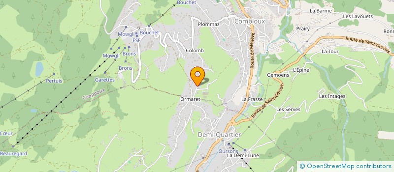 localisation de l'entreprise BRUNA  COMBLOUX