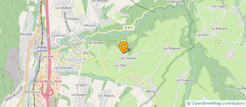 localisation de l'entreprise BRUNA STELLA  GRESY-SUR-AIX