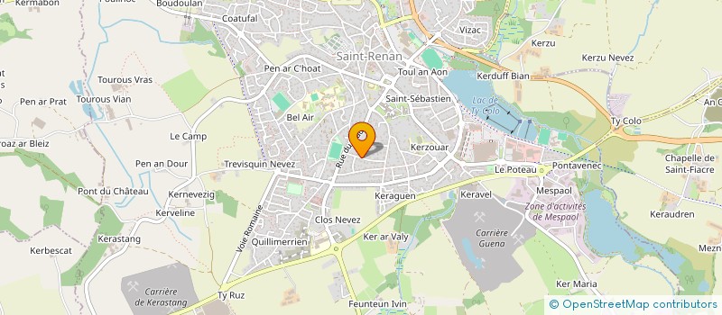 localisation de l'entreprise BRUNAEL  SAINT-RENAN