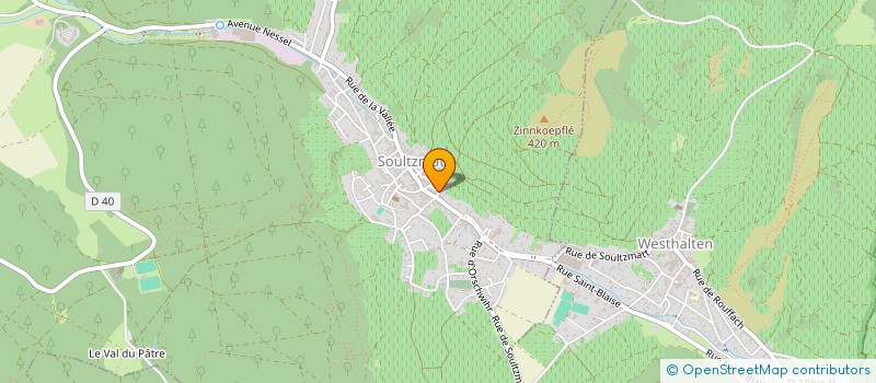 localisation de l'entreprise BRUNAL  SOULTZMATT