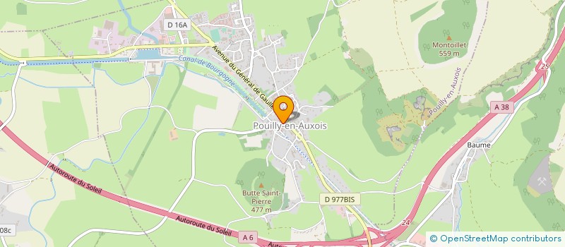 localisation de l'entreprise BRUNALISE  POUILLY-EN-AUXOIS