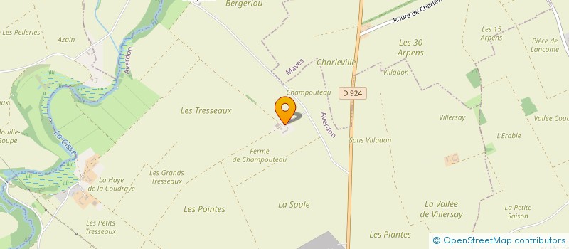 localisation de l'entreprise BRUNAMOZA  AVERDON