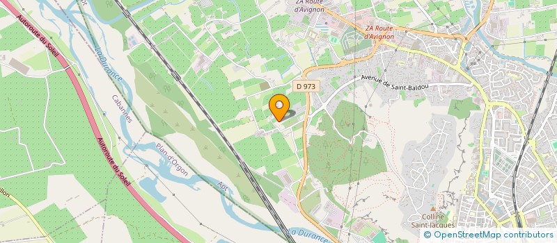 localisation de l'entreprise BRUNARDEAU LE CABANON  CAVAILLON