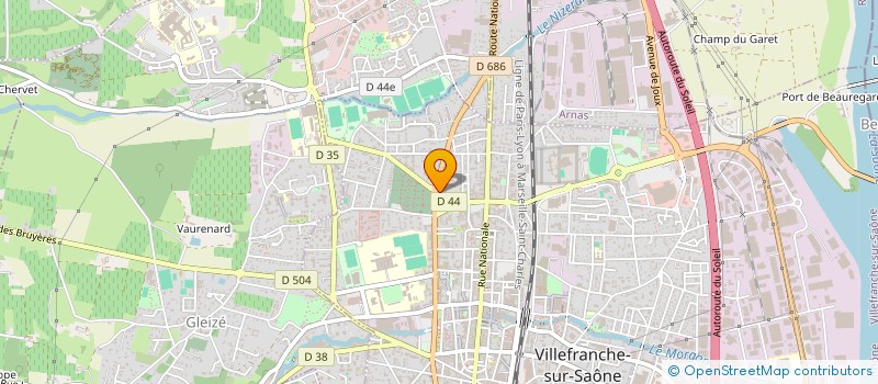 localisation de l'entreprise BRUNAT  ARNAS