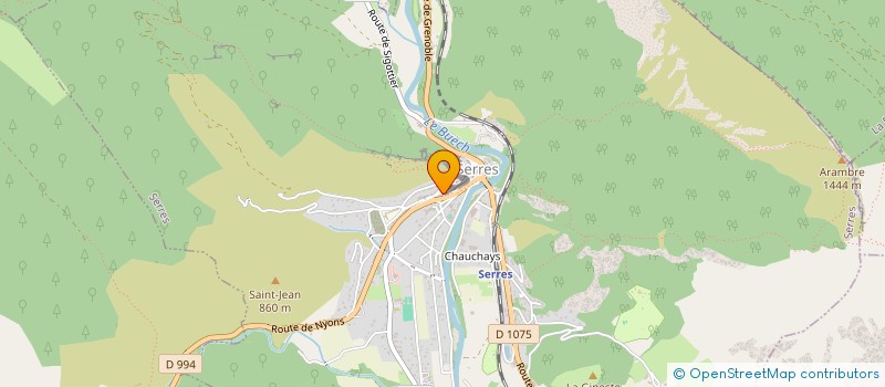 localisation de l'entreprise BRUNATEO  ORPIERRE