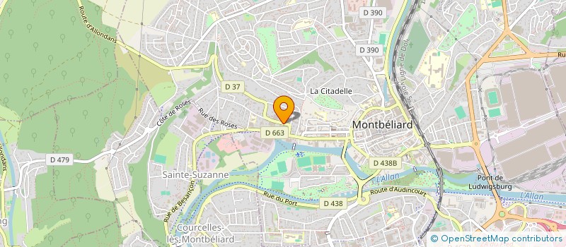localisation de l'entreprise BRUNATH  MONTBELIARD