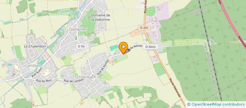 localisation de l'entreprise BRUNATH  SCHLIERBACH