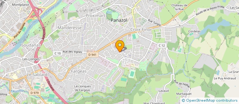 localisation de l'entreprise BRUNATIS à PANAZOL