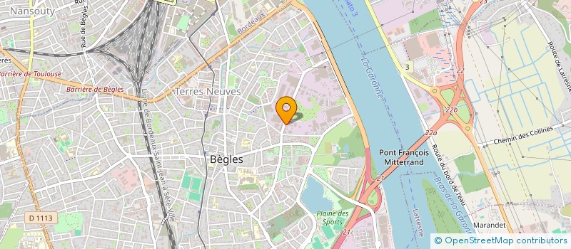 localisation de l'entreprise BRUNAUD PRIEUR à BEGLES