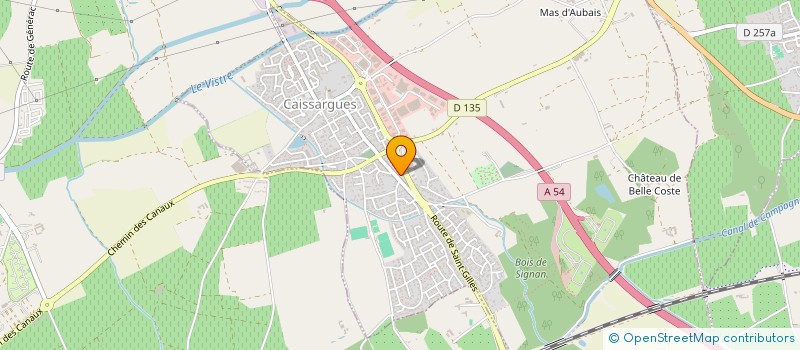 localisation de l'entreprise BRUNAULT R&D  CAISSARGUES