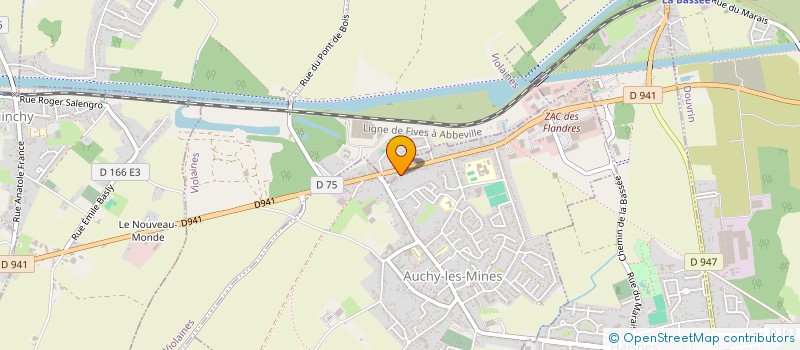 localisation de l'entreprise BRUNAUTO à AUCHY-LES-MINES