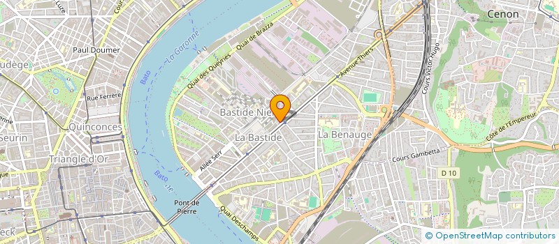 localisation de l'entreprise BRUNCH ARCHITECTES  BORDEAUX