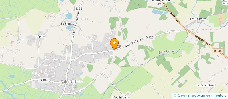 localisation de l'entreprise BRUNE  LA FERTE-GAUCHER