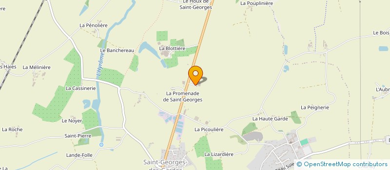 localisation de l'entreprise BRUNE 49  CHEMILLE-EN-ANJOU