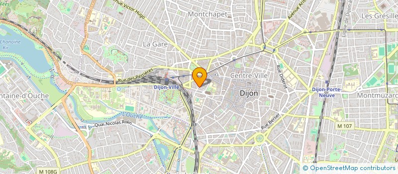 localisation de l'entreprise BRUNE  DIJON