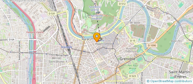 localisation de l'entreprise BRUNE  GRENOBLE