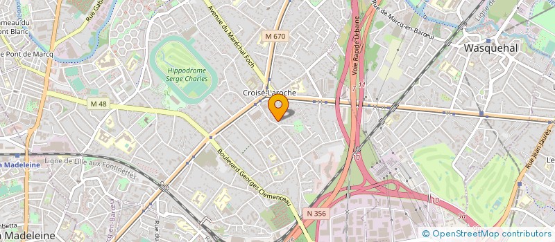 localisation de l'entreprise BRUNE BOUTIQUE & ATELIER à MARCQ-EN-BARŒUL