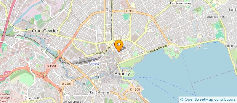 localisation de l'entreprise BRUNE PROD à ANNECY