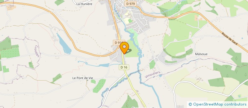 localisation de l'entreprise BRUNEAU à VIMOUTIERS