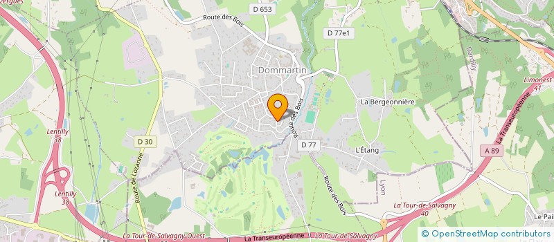 localisation de l'entreprise BRUNEAU DEVELOPPEMENT à DOMMARTIN