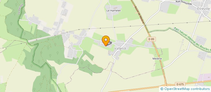 localisation de l'entreprise BRUNEAU IMMO  VALLETOT