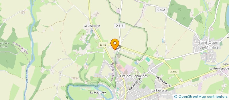 localisation de l'entreprise BRUNEAU-JARRY  ASSE-LE-BOISNE