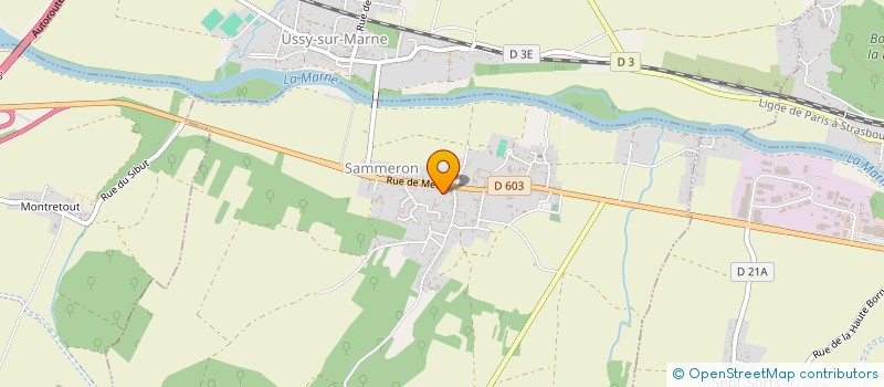 localisation de l'entreprise BRUNEAU METALLERIE  SAMMERON