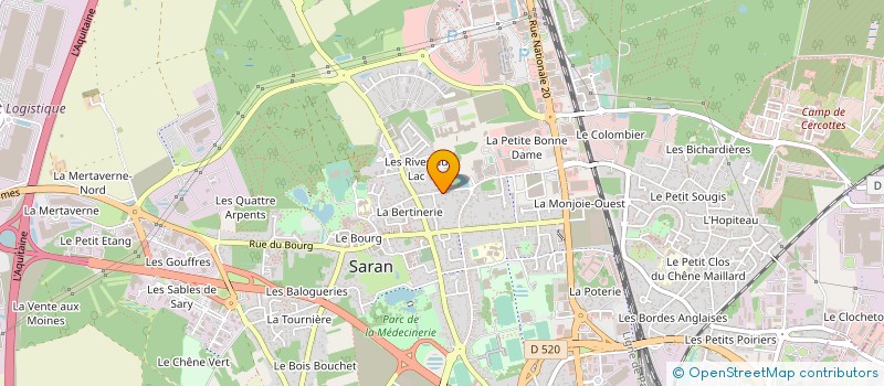 localisation de l'entreprise BRUNEAU RENOVATION  SARAN