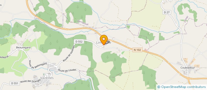 localisation de l'entreprise BRUNEL  VAZEILLES-LIMANDRE