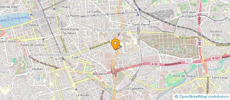 localisation de l'entreprise BRUNEL 83 à MARSEILLE