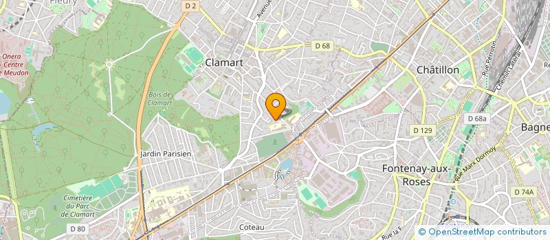 localisation de l'entreprise BRUNEL à CLAMART