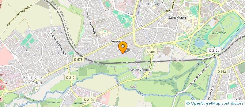 localisation de l'entreprise BRUNEL ARCHI à CAEN