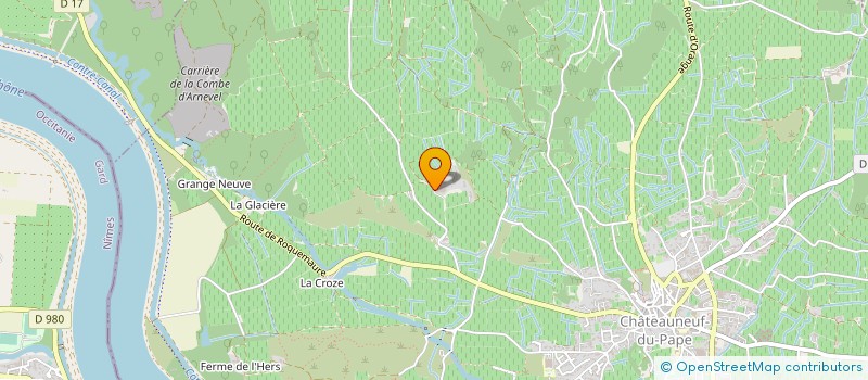 localisation de l'entreprise BRUNEL ET FILS  CHATEAUNEUF-DU-PAPE