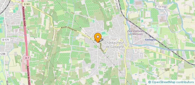 localisation de l'entreprise BRUNEL-HERRERO  CHATEAUNEUF-DE-GADAGNE