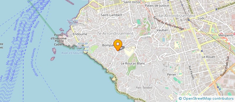 localisation de l'entreprise BRUNEL HOLDING à MARSEILLE