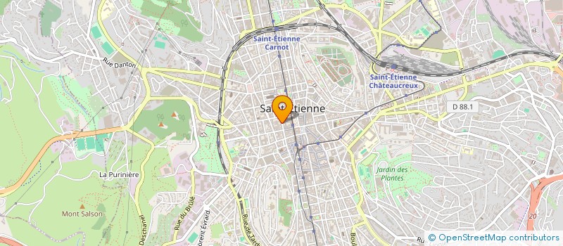 localisation de l'entreprise BRUNEL-MICHALLET  SAINT-ETIENNE