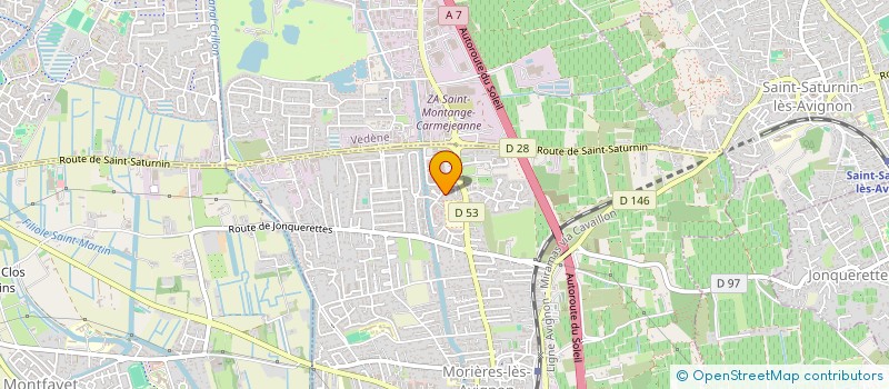 localisation de l'entreprise BRUNEL-THERME  MORIERES-LES-AVIGNON