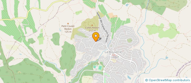 localisation de l'entreprise BRUNELLESCHI  ROQUEBRUNE-SUR-ARGENS