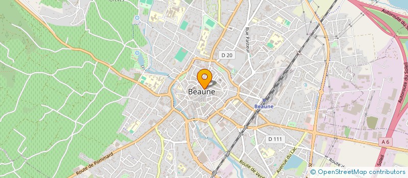 localisation de l'entreprise BRUNELLI PHILIPPE à BEAUNE