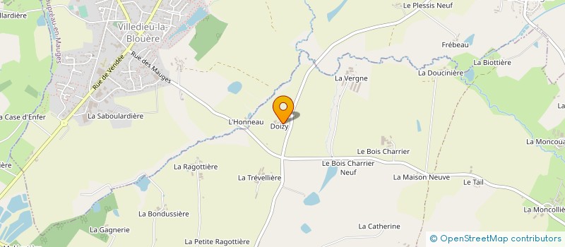 localisation de l'entreprise BRUNELLIERE à SEVREMOINE