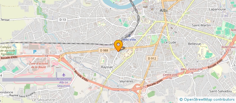 localisation de l'entreprise BRUNERIE PRAGMA  ALBI