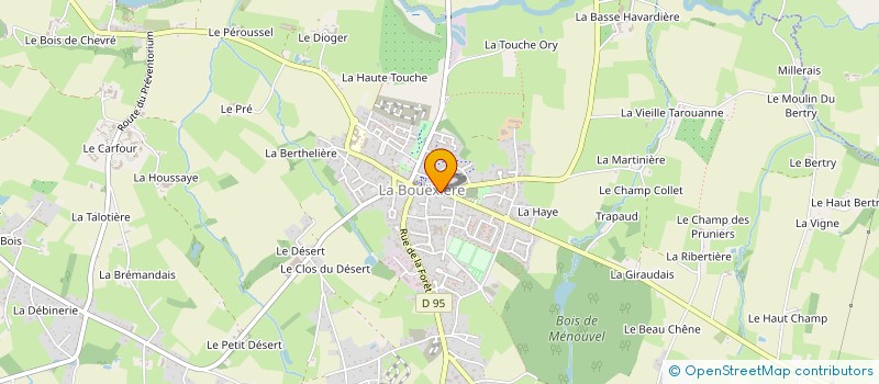 localisation de l'entreprise BRUNES OU BLONDES  LA BOUEXIERE