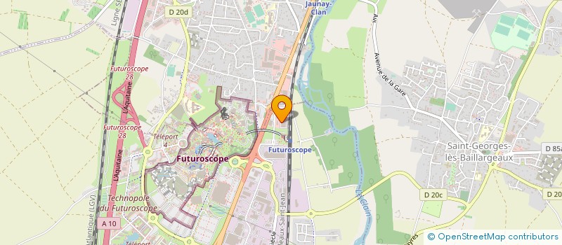 localisation de l'entreprise BRUNET  CHASSENEUIL-DU-POITOU