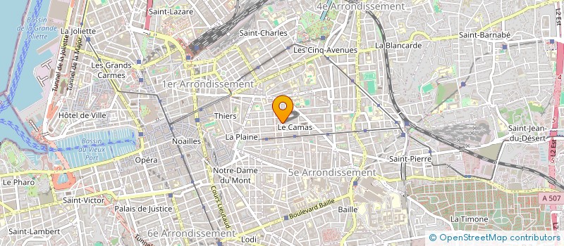 localisation de l'entreprise BRUNET  MARSEILLE