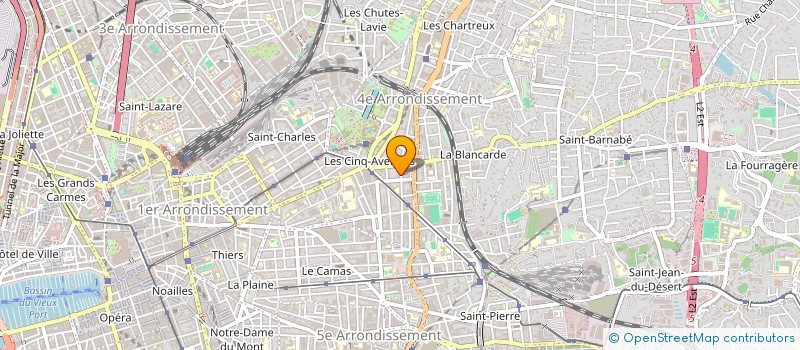 localisation de l'entreprise BRUNET à MARSEILLE