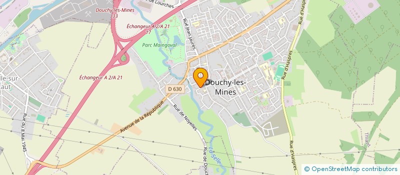 localisation de l'entreprise BRUNET à DOUCHY-LES-MINES