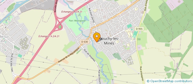 localisation de l'entreprise BRUNET ALAN RENOVATION à DOUCHY-LES-MINES