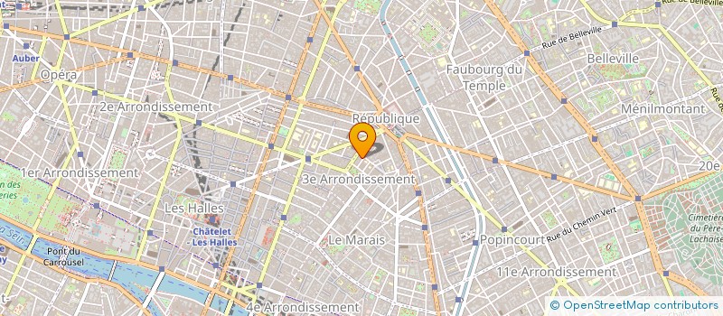 localisation de l'entreprise BRUNET ARCHITECTE  PARIS