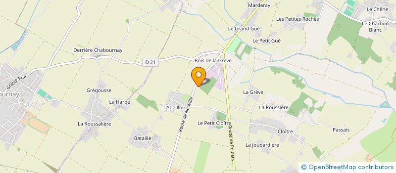 localisation de l'entreprise BRUNET AUTOMOBILES  SAINT-MARTIN-LA-PALLU